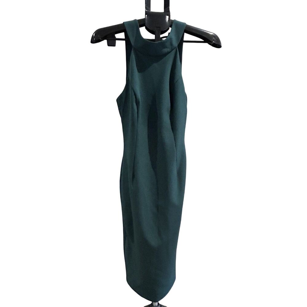 Nordstrom Green Women's Halter Dress Size 4 - Picture 1 of 3